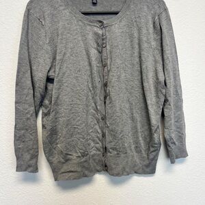 Cable & Gauge Heather Gray Women's Cardigan
